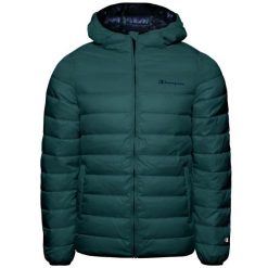 Kurtka turystyczna męska Down Jacket. Zielone kurtki męskie Champion, na zimę, m, bez wzorów, z poliesteru, trekkingowe. Za 172.99 zł.