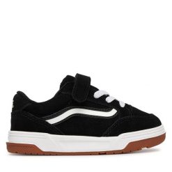 Sneakersy Vans. Czarne trampki i tenisówki chłopięce Vans, bez wzorów, bez zapięcia. Za 259.99 zł.
