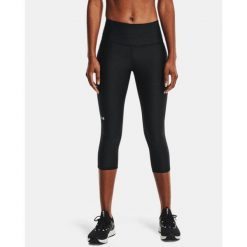 Legginsy Capri Under Armour Damskie. Białe legginsy damskie Under Armour, bez wzorów, na fitness i siłownię. Za 193.00 zł.