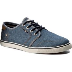 Tenisówki WRANGLER - Mitos Derby WF08927AN Denim 102. Niebieskie trampki męskie Wrangler, z denimu. W wyprzedaży za 169.00 zł.