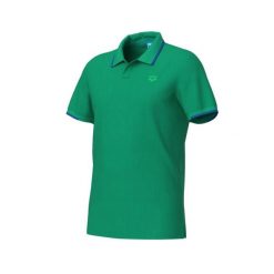 Koszulka męska polo bawełniana sportowa kołnierzyk Arena Poloshirt. Zielone koszulki polo męskie Arena, m, bez wzorów, z bawełny, bez kołnierzyka, bez ramiączek. Za 40.00 zł.