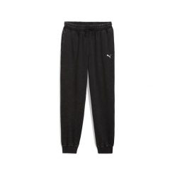 Męskie spodnie dresowe Essentials Elevated o luźnym kroju z efektem sprania PUMA. Czarne spodnie sportowe męskie Puma, m, bez wzorów, z dresówki, do biegania. W wyprzedaży za 174.00 zł.