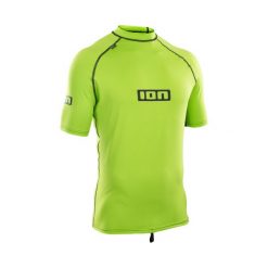 Koszulka surfingowa UV męska ION Promo Lycra SS. Zielone koszulki sportowe męskie ION, m, bez wzorów, z lycry, bez kołnierzyka, bez ramiączek. Za 149.00 zł.