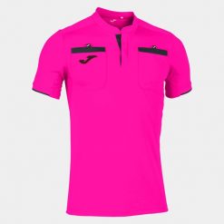 Koszulka do piłki nożnej męska Joma Referee. Czerwone koszulki sportowe męskie Joma, m, bez wzorów, bez kołnierzyka, bez ramiączek, na fitness i siłownię. W wyprzedaży za 130.90 zł.