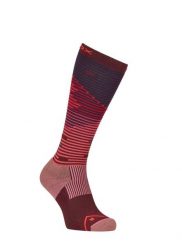 Skarpety trekkingowe damskie Ortovox All Mountain Long Socks. Czerwone skarpety damskie ORTOVOX, bez wzorów, z materiału. Za 197.99 zł.