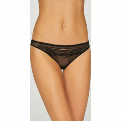 Etam - Figi Parisian. Brązowe figi damskie Etam, z bawełny. Za 69.90 zł.