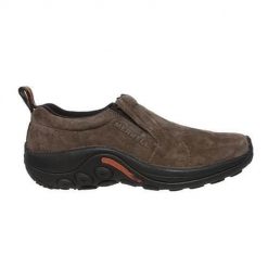 Buty trekkingowe męskie Merrell Jungle Moc. Brązowe trekkingi męskie Merrell, trekkingowe. Za 432.00 zł.