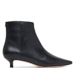 Botki LAUREN RALPH LAUREN. Czarne botki damskie Lauren Ralph Lauren, bez obcasa, na szpilce, bez zapięcia. Za 949.99 zł.