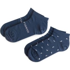 Zestaw 2 par niskich skarpet unisex EMPORIO ARMANI - 302228 9P292 00034 r.39/46 Avio. Skarpety damskie marki Emporio Armani. Za 69.00 zł.