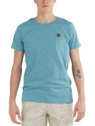 T-shirt męski Fundango Jaggy Strukturyzowany krótki rękaw. Zielone t-shirty męskie Fundango, m, bez wzorów, z bawełny, sportowe, bez kołnierzyka. Za 149.00 zł.