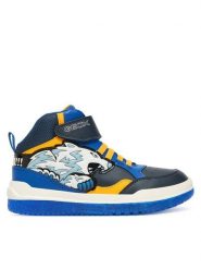 Geox Sneakersy J Buzzerlight J56MCE 054CE C4054 DD Granatowy. Niebieskie buty sportowe chłopięce Geox, bez wzorów, ze skóry, bez zapięcia. Za 289.99 zł.