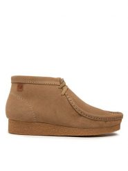 Clarks Trzewiki Shacre Boot 26159438 Beżowy. Brązowe botki męskie Clarks, bez wzorów, ze skóry, bez zapięcia. Za 359.99 zł.