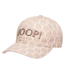 Czapka z daszkiem JOOP!. Brązowe czapki i kapelusze damskie JOOP!, bez wzorów. Za 269.99 zł.