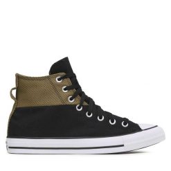 Trampki Converse. Czarne trampki i tenisówki damskie Converse, bez wzorów, retro, bez zapięcia. Za 379.99 zł.