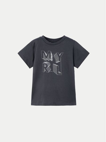 Mayoral T-Shirt 170 Szary Regular Fit. Szare t-shirty dla chłopców Mayoral, bez wzorów, z bawełny, bez ramiączek. Za 29.99 zł.
