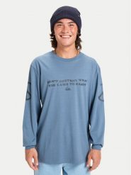 Quiksilver Longsleeve Ev Cold Ways EQYZT08190 Niebieski Regular Fit. Niebieskie bluzki z długim rękawem męskie Quiksilver, m, bez wzorów, z bawełny, bez kołnierzyka. Za 159.99 zł.