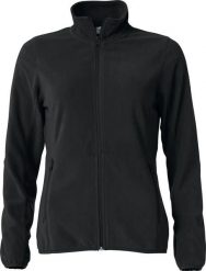 Clique Damska Kurtka Micro Fleece – 100% poliester, antymechaceniowa. Czarne kurtki damskie CLIQUE, xs, bez wzorów, z poliesteru, bez kaptura. Za 163.08 zł.