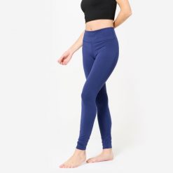 Legginsy do jogi damskie Kimjaly. Niebieskie legginsy sportowe damskie KIMJALY, xs, bez wzorów, z elastanu, na jogę i pilates. W wyprzedaży za 79.99 zł.