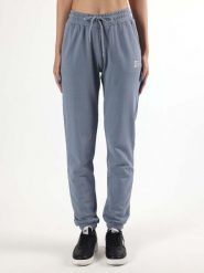 Spodnie dresowe z bawełna z ściągacze na co dzień. Niebieskie spodnie dresowe damskie LEONE 1947 APPAREL, xl, bez wzorów, z bawełny. Za 126.26 zł.