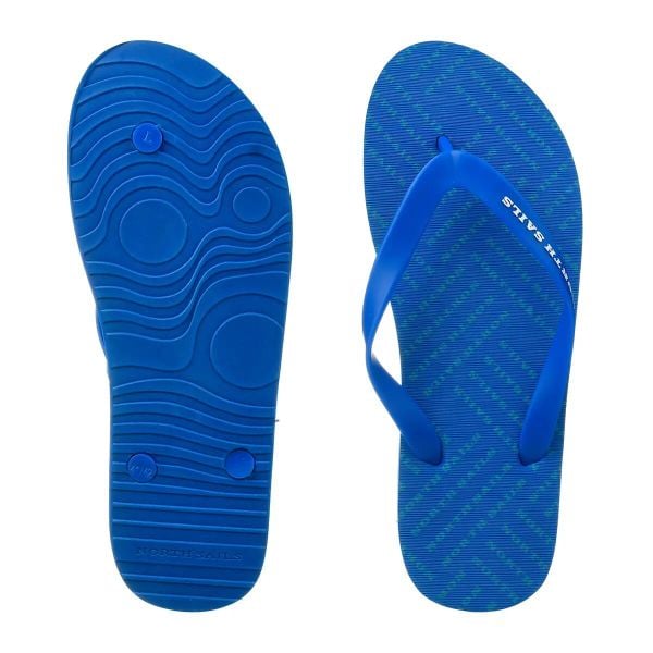 Klapki japonki basenowe Sandy Sea. Niebieskie klapki męskie North Sails, z gumy. Za 149.99 zł.