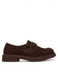 Patrizia Pepe Loafersy PJ445.24 Brązowy ciemny. Brązowe półbuty dziewczęce Patrizia Pepe, bez wzorów, ze skóry, bez zapięcia. Za 674.99 zł.