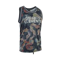 Koszulka surfingowa męska ION Basketball grey camo. Szare koszulki sportowe męskie ION, m, bez wzorów, bez kołnierzyka, bez ramiączek, do koszykówki. Za 360.00 zł.