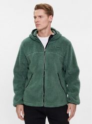 Kappa Polar 321H7YW Zielony Regular Fit. Zielone bluzy męskie Kappa, m, bez wzorów, z polaru, bez kaptura. Za 259.99 zł.