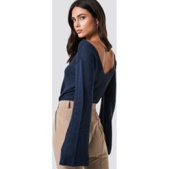 Rut&Circle Sweter z dekoltem na plecach Vanessa - Blue. Swetry damskie marki Rut&Circle. Za 80.95 zł.