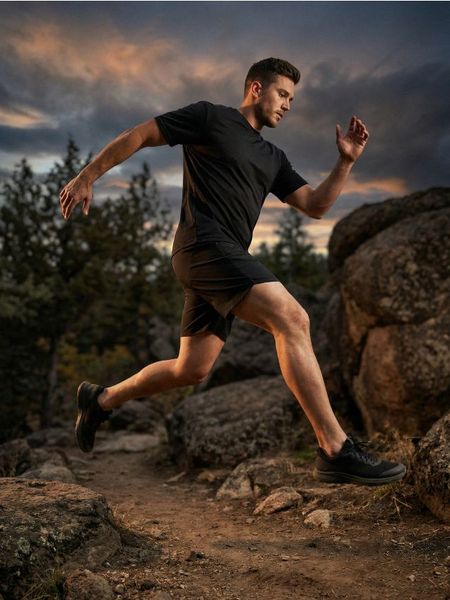 Koszulka regular fit - czarny. Czarne koszulki sportowe męskie Sinsay, l, bez wzorów, bez kołnierzyka, bez ramiączek. Za 19.99 zł.