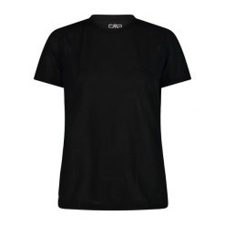 Damski jersey CMP. Czarne koszulki sportowe damskie CMP, l, bez wzorów, z jersey, bez kołnierzyka, bez ramiączek. Za 209.00 zł.