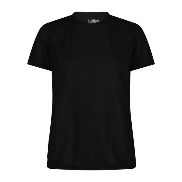 Damski jersey CMP. Czarne koszulki sportowe damskie CMP, l, bez wzorów, z jersey, bez kołnierzyka, bez ramiączek. Za 209.00 zł.