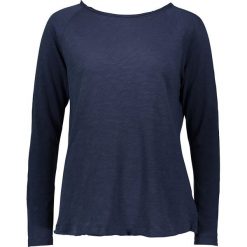 Koszulka w kolorze granatowym. T-shirty damskie Be Yourself, z bawełny, z okrągłym kołnierzem, z długim rękawem. W wyprzedaży za 87.95 zł.
