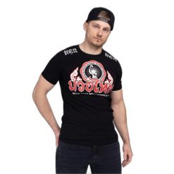 Koszulka Benlee Thailand. Czarne koszulki sportowe męskie BENLEE, bez wzorów, z bawełny, bez kołnierzyka, bez ramiączek, do biegania. Za 153.00 zł.