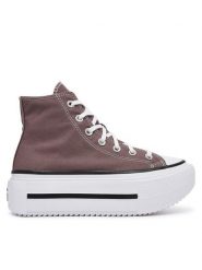 Converse Trampki Chuck Taylor All Star Lift Double Stack A20560C Brązowy. Brązowe trampki i tenisówki damskie Converse, bez wzorów, z materiału, retro, bez zapięcia. Za 419.99 zł.