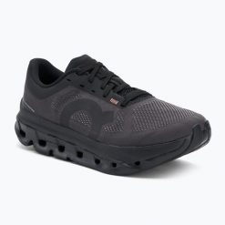 Buty do biegania damskie On Cloudflow 5 black/black. Czarne obuwie sportowe damskie On, bez wzorów, do biegania. Za 843.70 zł.