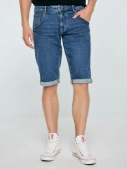 Szorty męskie jeansowe granatowe Conner 581. Niebieskie szorty męskie Big Star, na lato, m, bez wzorów, z denimu. Za 199.99 zł.