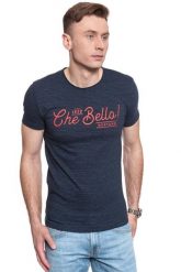 MĘSKI T-SHIRT MUSTANG AARON C STRIPE + AW 1008959 11559. T-shirty męskie Mustang, m, bez wzorów, bez kołnierzyka. Za 59.99 zł.