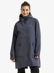 Parka przeciwdeszczowa damska Didriksons Eliana Parka. Niebieskie parki damskie Didriksons, l, bez wzorów, z materiału, bez kaptura. Za 862.80 zł.