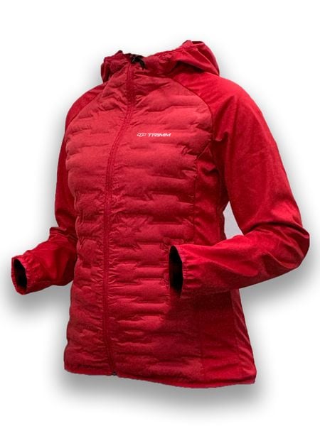 Kurtka Trimm ERVI LADY. Czerwone kurtki damskie TRIMM, s, bez wzorów, z materiału, bez kaptura, narciarskie. Za 320.00 zł.