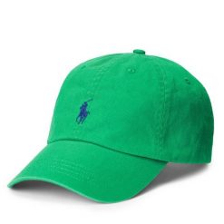 Czapka z daszkiem Polo Ralph Lauren. Zielone czapki i kapelusze męskie Polo Ralph Lauren, bez wzorów. Za 289.99 zł.