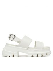 Tommy Jeans Sandały Tjw Chunky City Sandal EN0EN02750 Écru. Sandały damskie Tommy Jeans, bez wzorów, z jeansu, bez obcasa, na płaskiej podeszwie, bez zapięcia. W wyprzedaży za 279.99 zł.