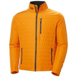 Kurtka Helly Hansen Crew Insulator 2.0. Brązowe kurtki męskie Helly Hansen, s, bez wzorów, z materiału, eleganckie, bez kaptura. Za 743.00 zł.