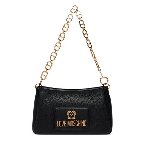 Torebka LOVE MOSCHINO. Czarne torebki do ręki damskie Love Moschino, bez wzorów, klasyczne, bez dodatków. Za 703.99 zł.
