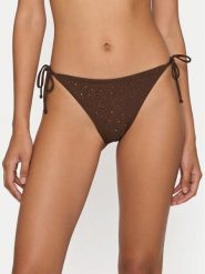 Guess Dół od bikini E6GO21 MC040 Brązowy. Brązowe bikini damskie Guess, xs, z aplikacjami. Za 282.99 zł.