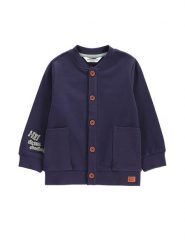 Coccodrillo Bluza WC5132201SBN Granatowy Regular Fit. Niebieskie bluzy dla chłopców COCCODRILLO, bez wzorów, z bawełny, bez ramiączek, bez kaptura. Za 49.90 zł.