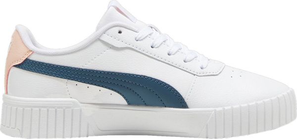 Puma Buty damskie Puma Carina 2.0 biało-niebieskie 385849 31 36. Białe obuwie sportowe damskie Puma, bez wzorów. Za 223.45 zł.