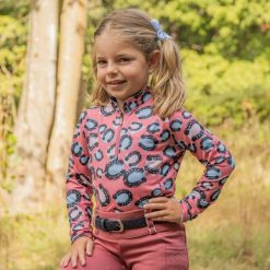 Dziewczęca koszulka do jazdy konnej Harry's Horse Diva. Czerwone bluzki dla dziewczynek HARRYS HORSE, bez wzorów, z elastanu, bez ramiączek. Za 170.50 zł.