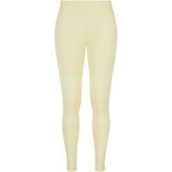 Legginsy damskie Urban Classics Tech Mesh GT. Żółte legginsy damskie Urban Classics, bez wzorów, z meshu. Za 160.50 zł.