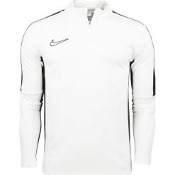 Bluza treningowa męska Nike DF Academy 23 SS Drill. Białe bluzy męskie Nike, m, bez wzorów, bez kaptura. Za 155.00 zł.