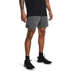 Spodenki męskie Under Armour Tech™ Vent. Szare krótkie spodenki sportowe męskie Under Armour, m, bez wzorów, z materiału, na fitness i siłownię. W wyprzedaży za 119.99 zł.
